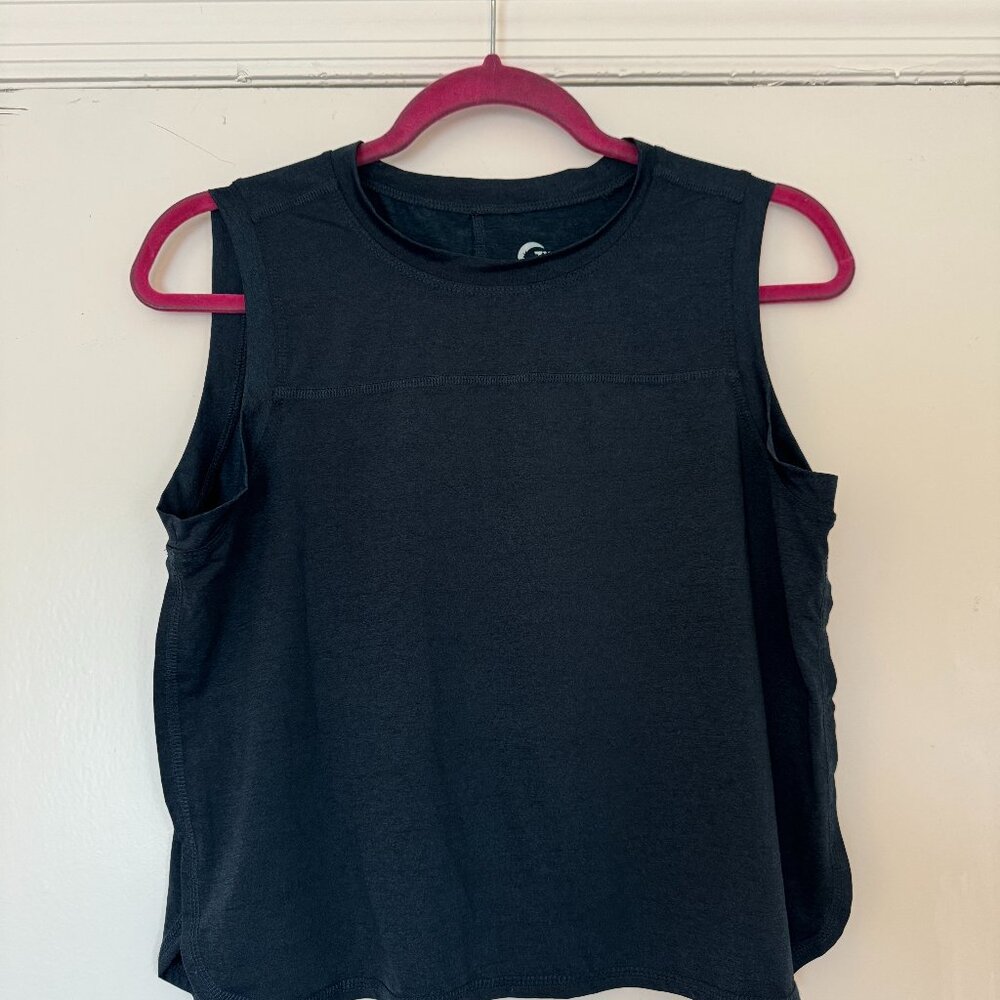 Zyia Active Navy Heathered Fierce Muscle Tank